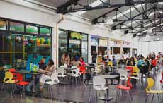 Vue partielle du Foodcourt de La City