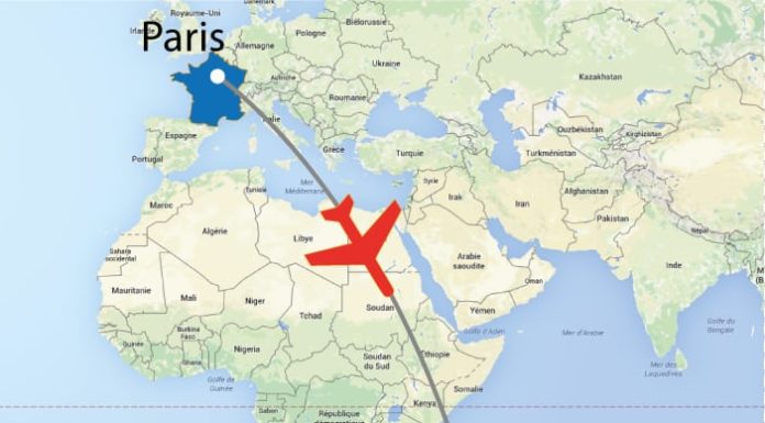 Vol Paris-Antananarivo