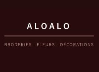 Aloalo, broderie, fleurs, décoration