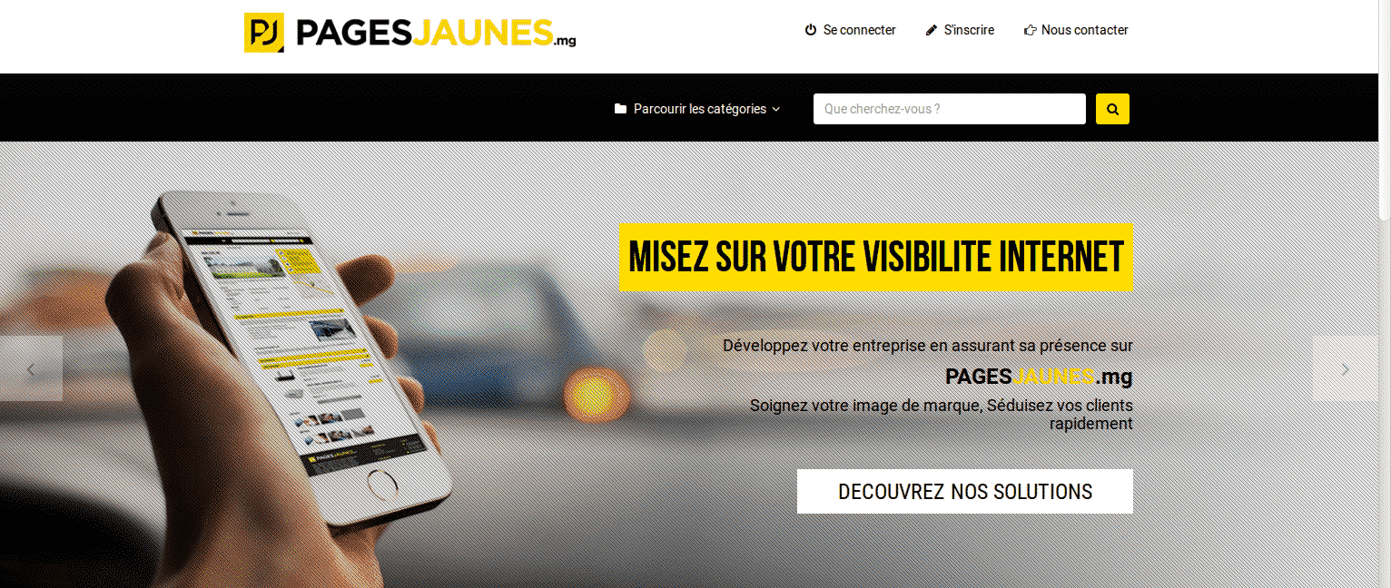 PagesJaunes.mg, portail web des professionnels Madagascar