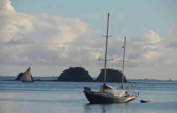 Le voilier de Vingila, pour une croisière à Nosy Be