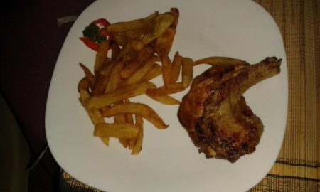 Restaurant 5e avenue Côtes de porc frites
