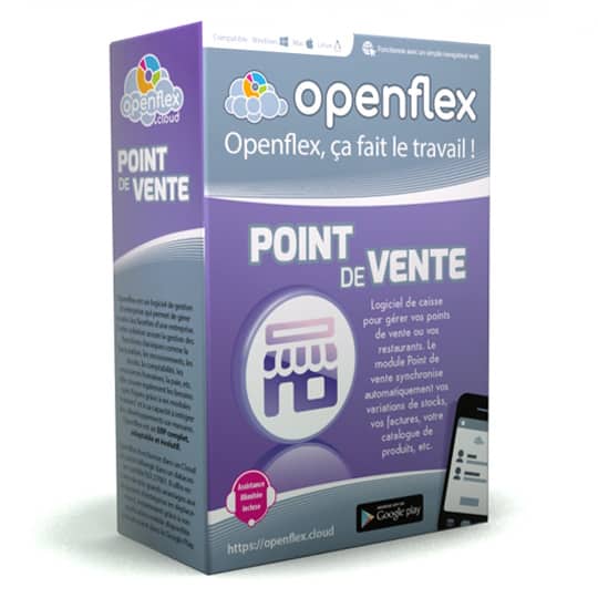 Le module Point de vente Openflex pour une bonne gestion des points de vente, restaurants, etc